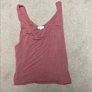 Lime Blue Dusty Rose Tank Top